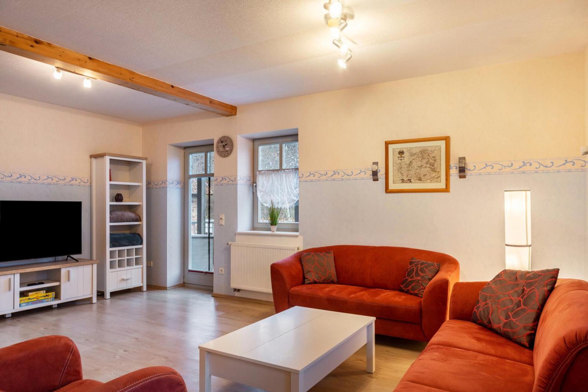 Ferienwohnung 1 Hof Schaefer Waldeck  Bagian luar foto