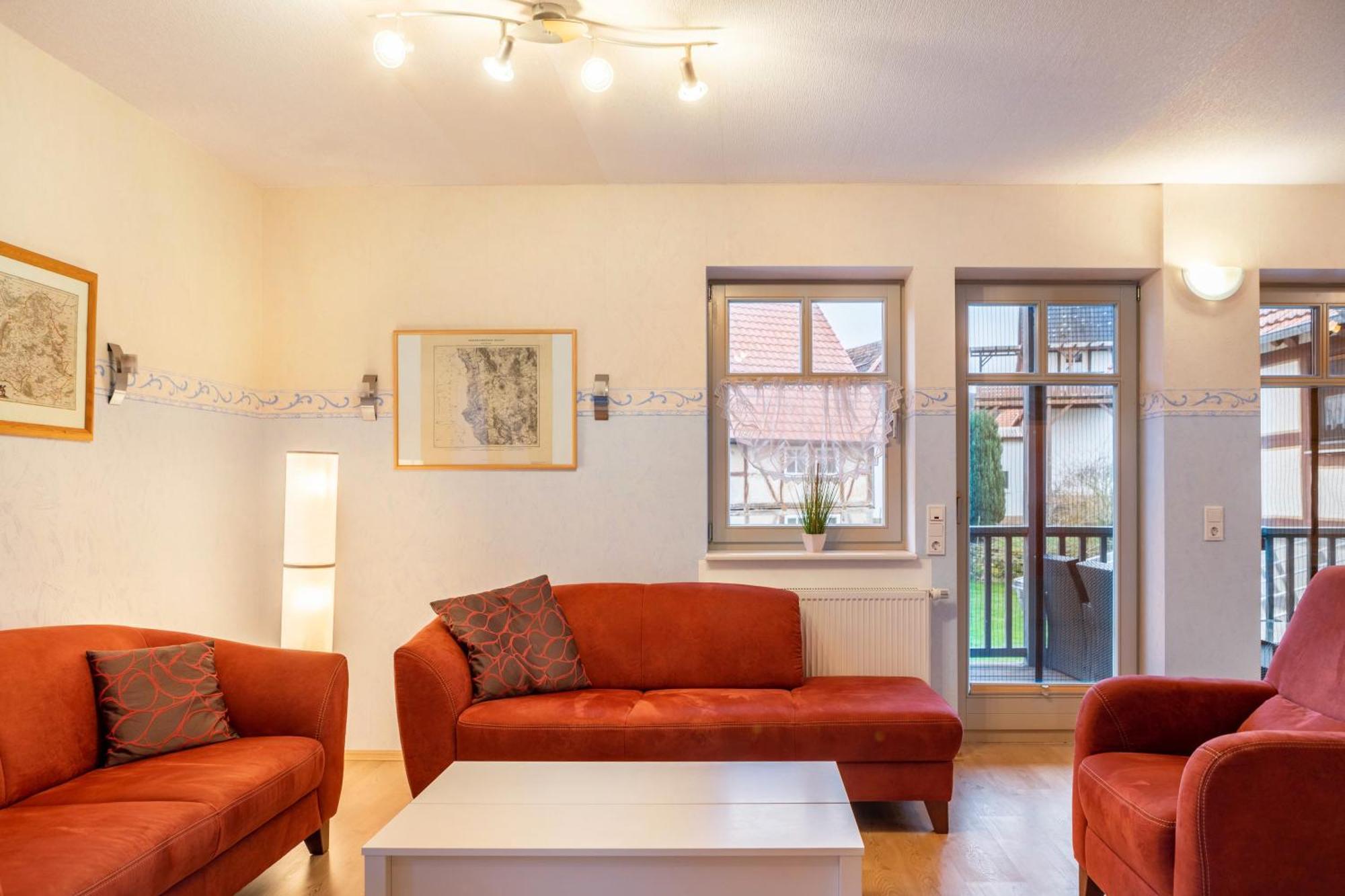 Ferienwohnung 1 Hof Schaefer Waldeck  Bagian luar foto